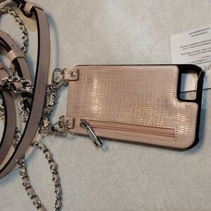 Hera iPhone case with crossbody straps.